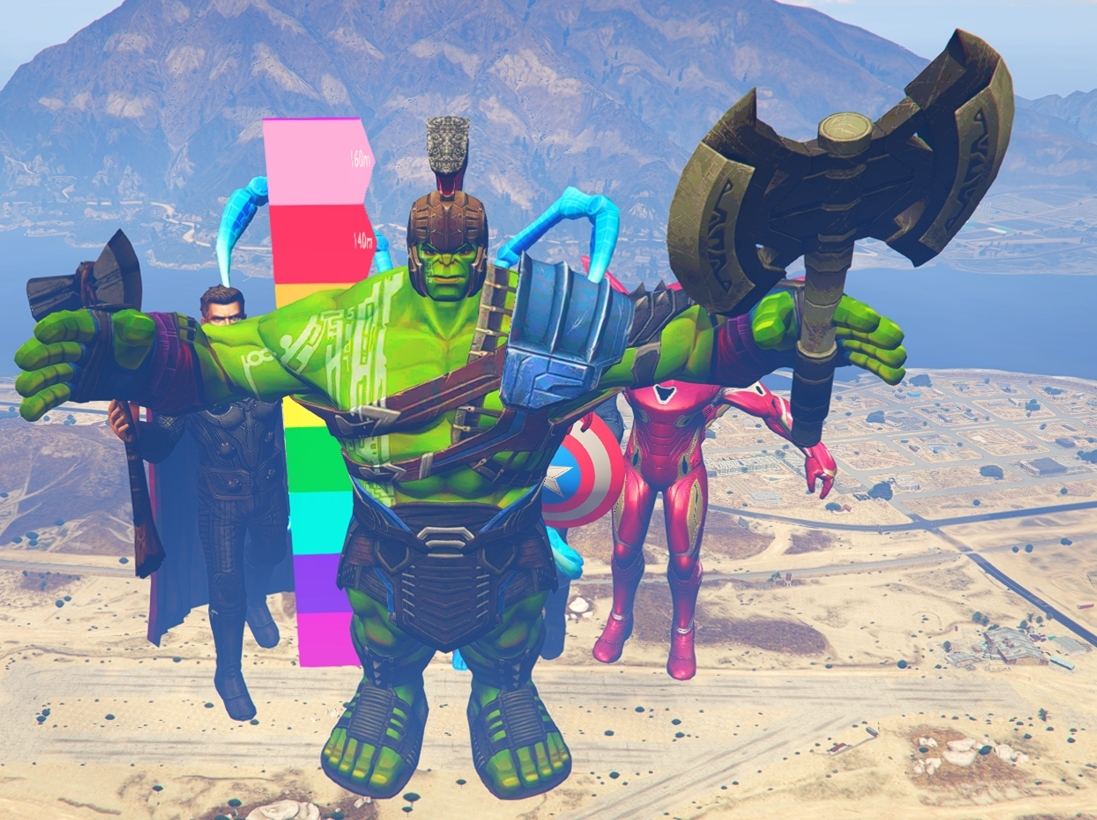 SuperHeros Tallest