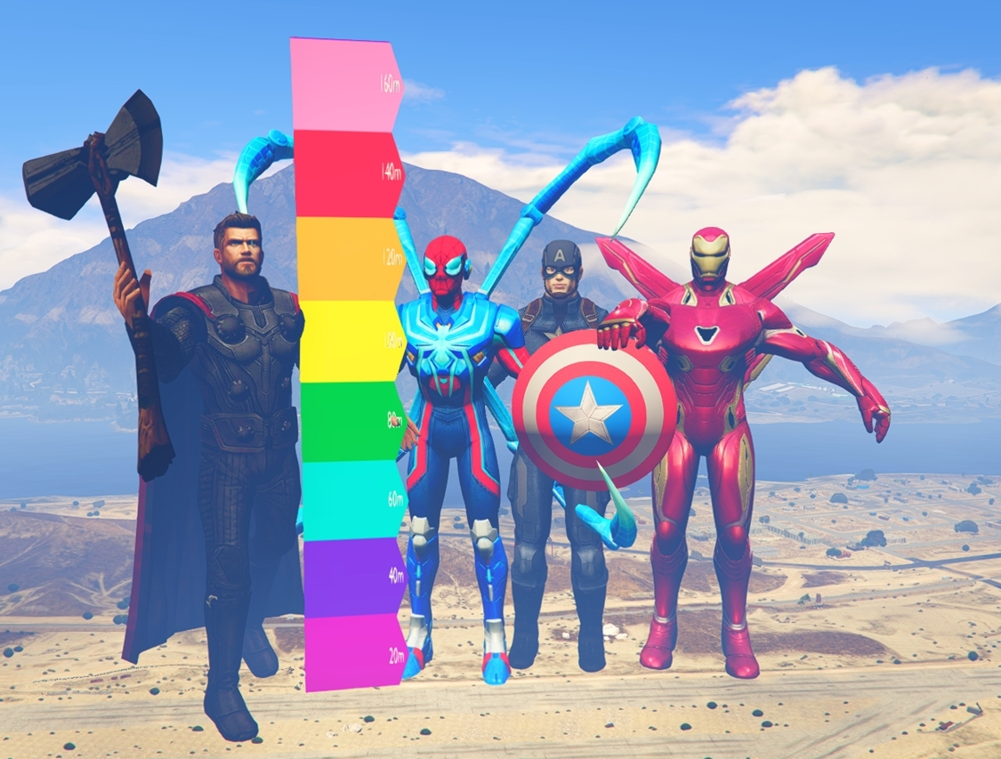 SuperHeros Tallest