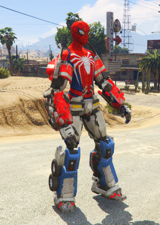 Spiderman Transformers 2