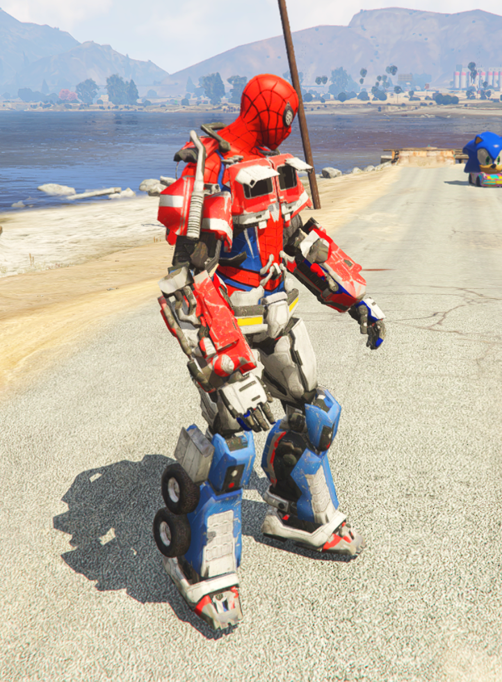 Spiderman Transformers 3