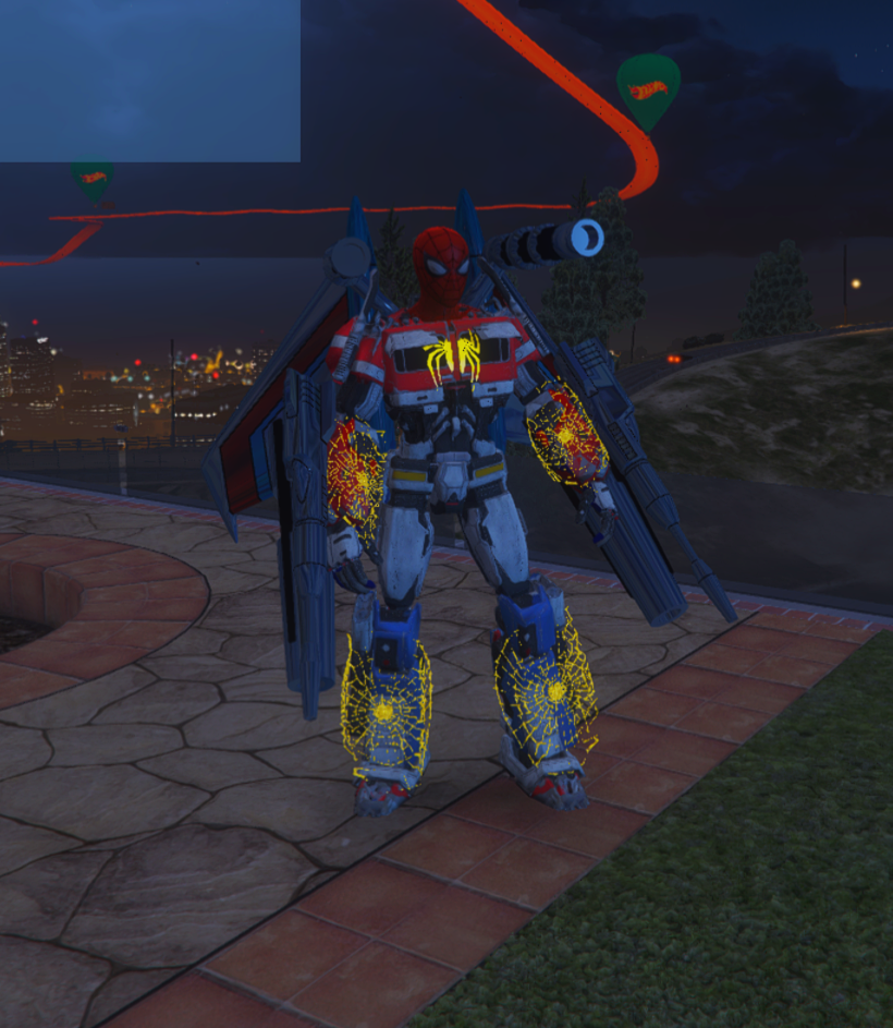 Spiderman Transformers mid 6