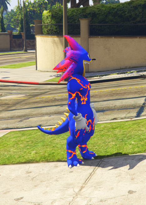 Dinosaur Shin Sonic 4