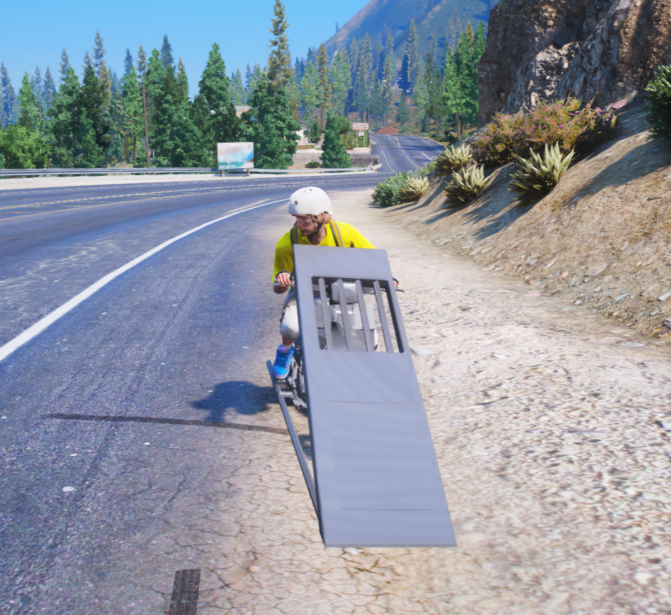 Bike ramp Stunt 8