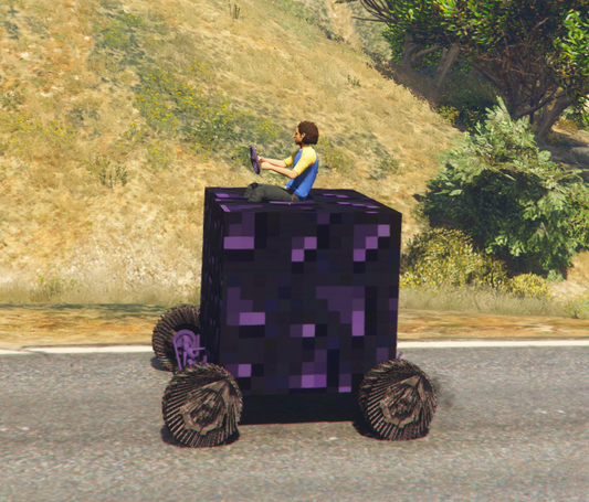 Minecraft Car Obsidian