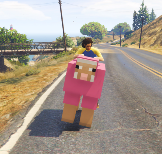 Minecraft Bike Sheep