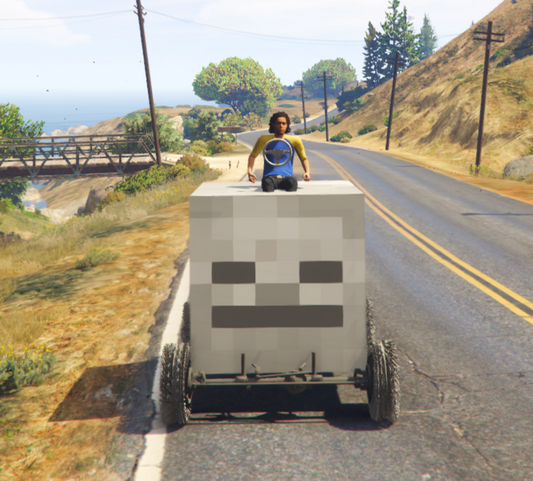 Minecraft Car Skeleton
