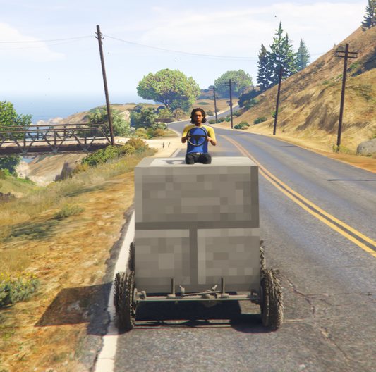 Minecraft Car Stone Brick