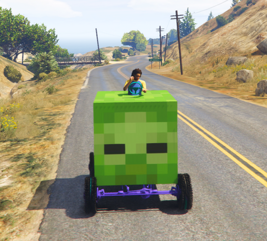 Minecraft Car Zombie