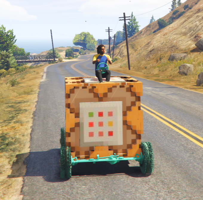 Minecraft Car Command Block