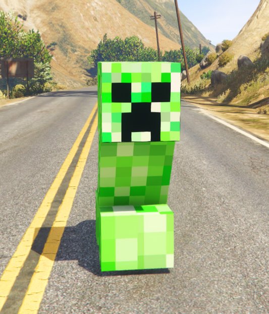 Minecraft Bike Creeper