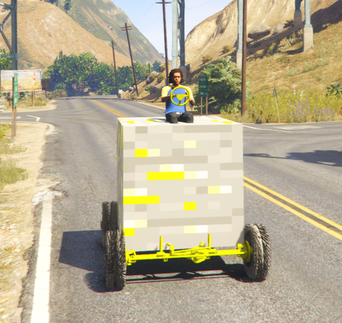 Minecraft Car Gold Ore
