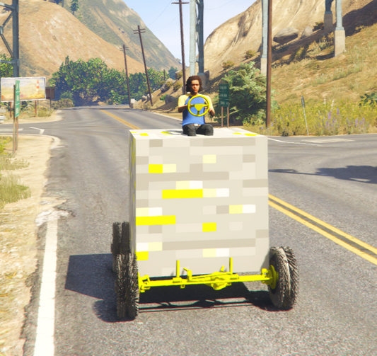 Minecraft Car Gold Ore