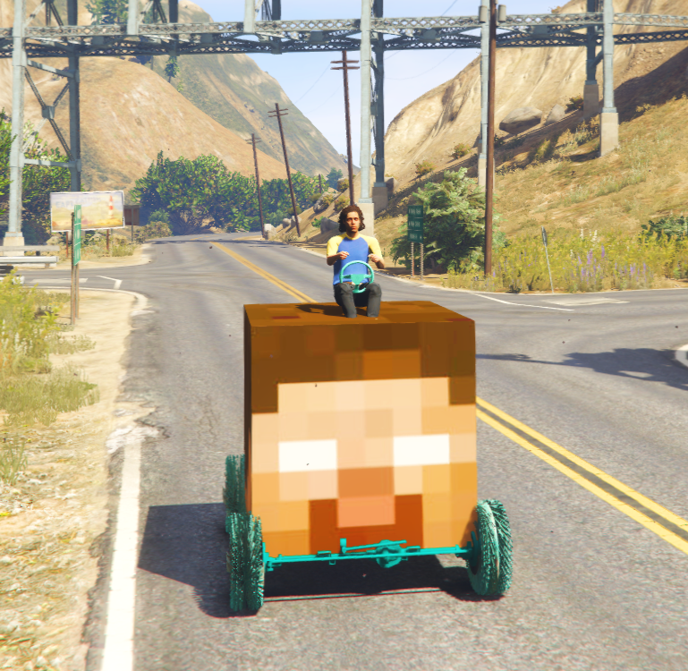 Minecraft Car Herobrine