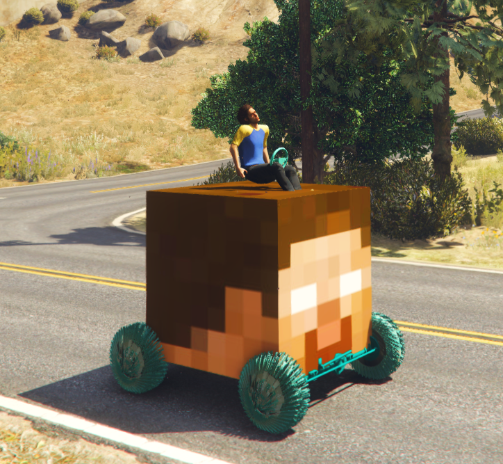 Minecraft Car Herobrine