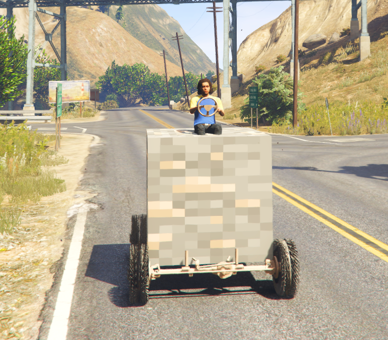 Minecraft Car Iron Ore