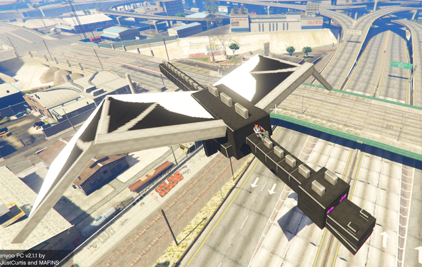 Minecraft Car Fly Ender Dragon