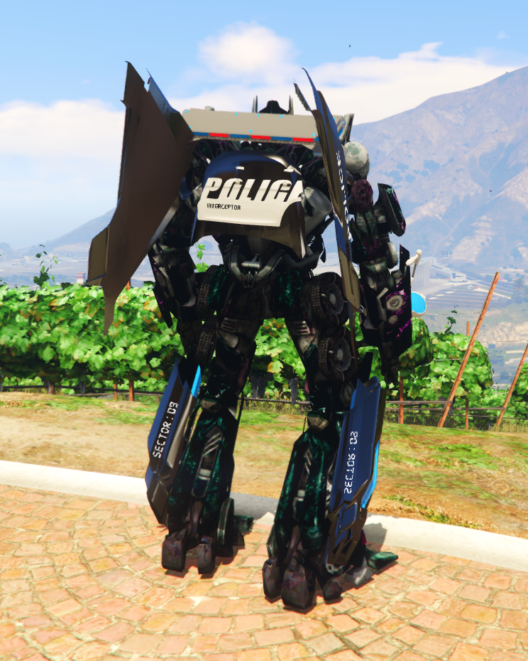 Transformers Optimus Cop 4