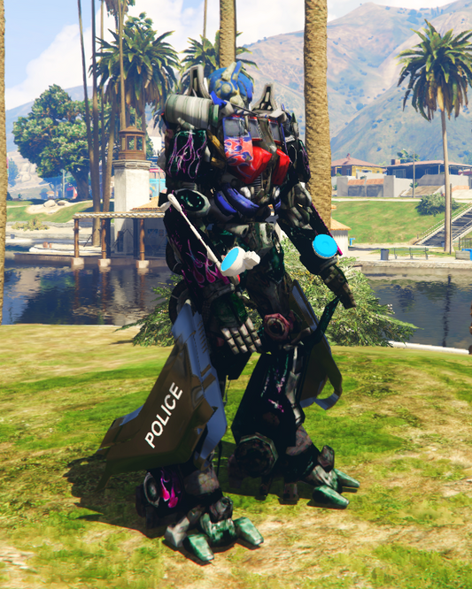 Transformers Optimus Cop 2