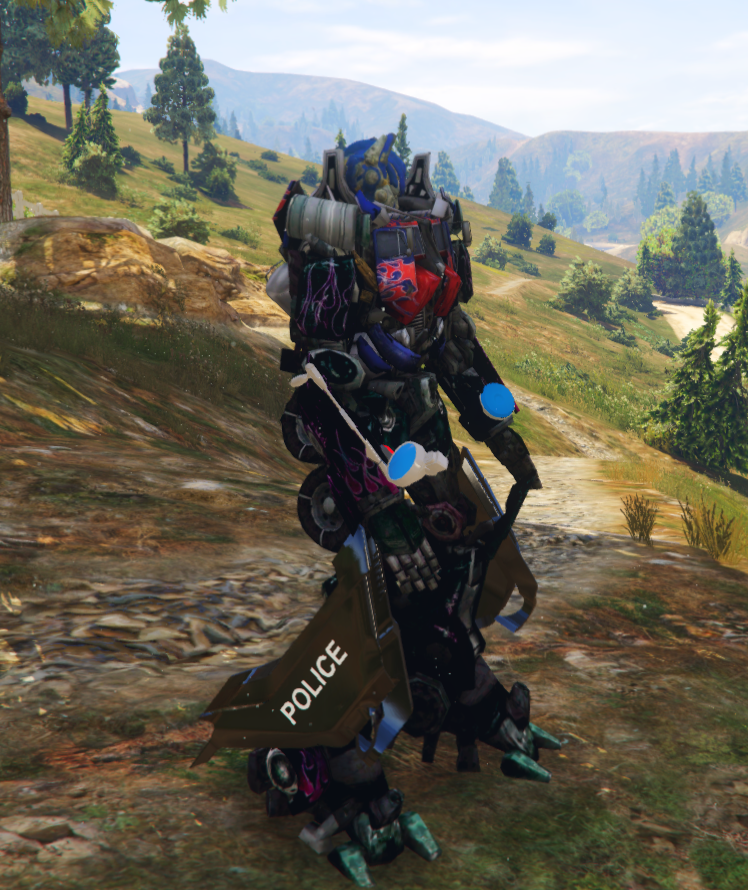 Transformers Optimus Cop 2