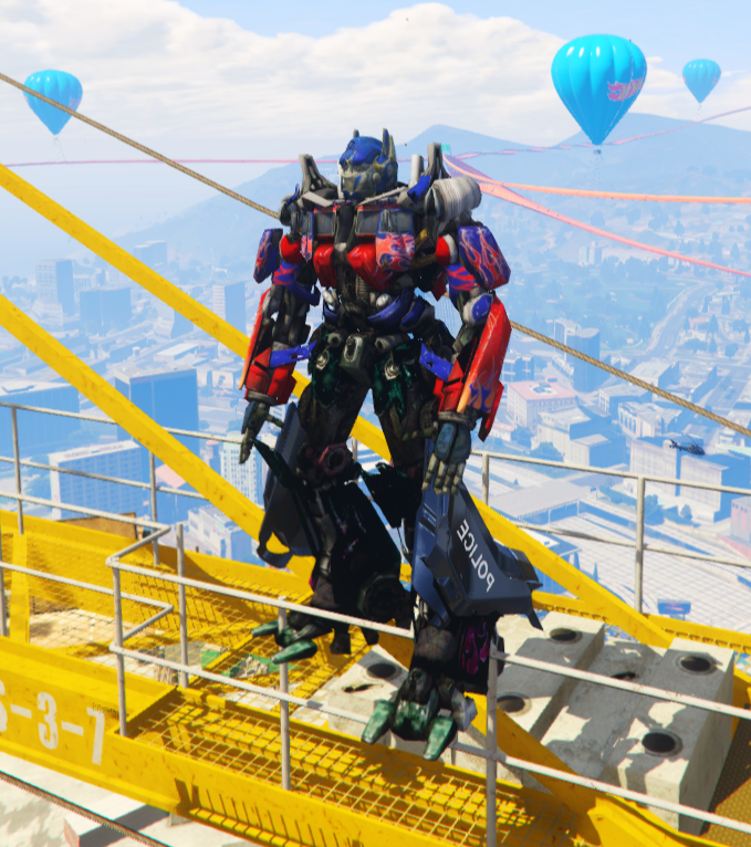 Transformers Optimus Cop 1