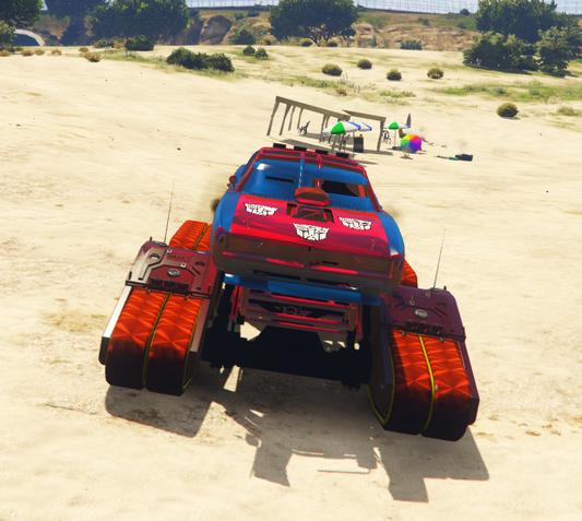 Transformer Car Monster RED