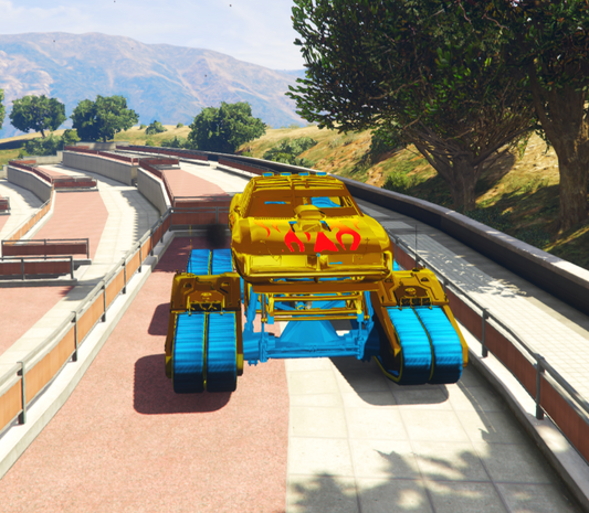 Transformer Car Monster GOLD