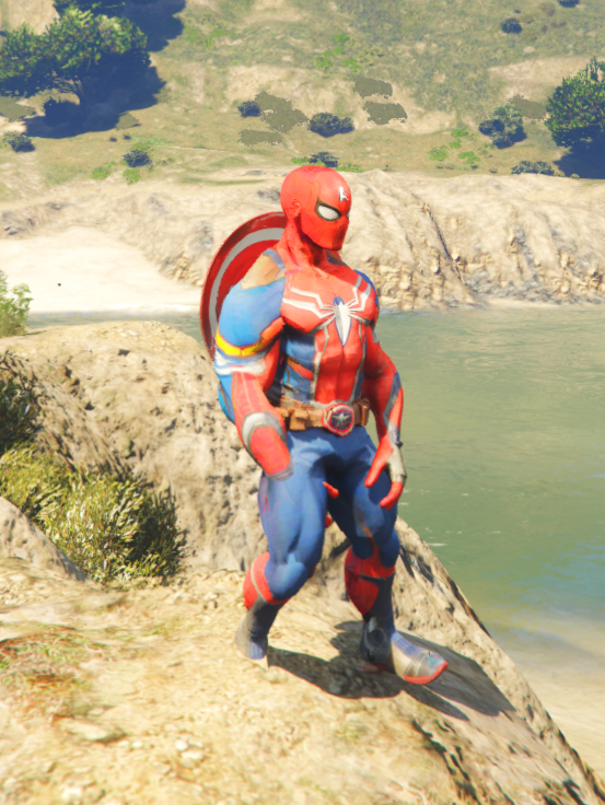 Spiderman Captian America