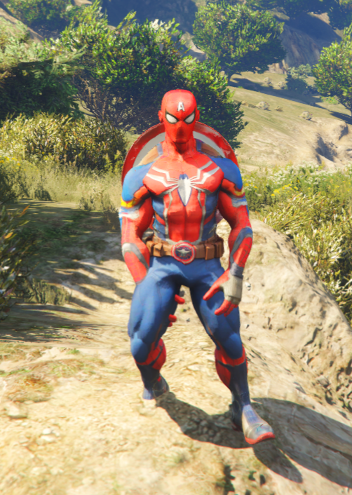 Spiderman Captian America