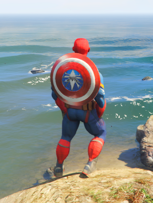 Spiderman Captian America