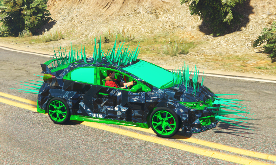 Spyke Faster Car Stunt 16