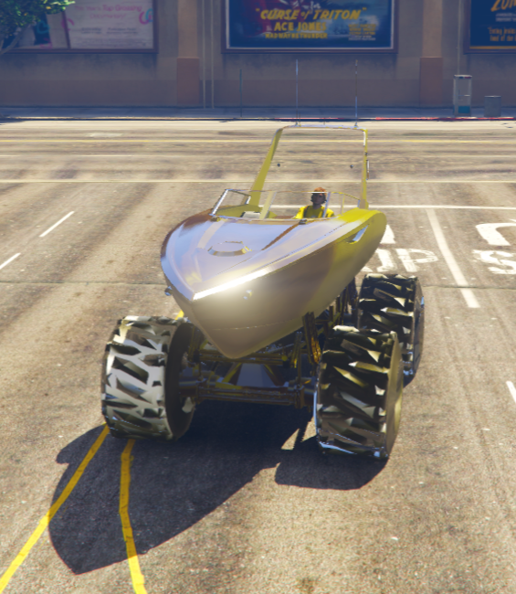 Boat Car Monster GOLD
