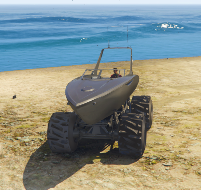 Boat Car Monster PLATE