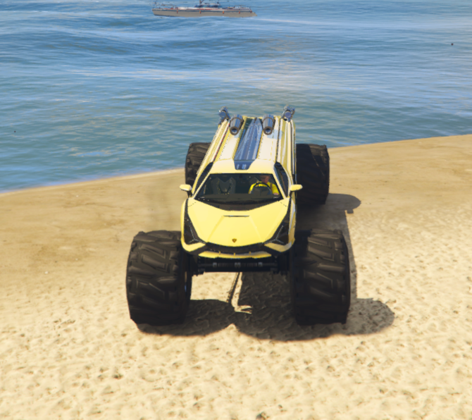 Monster Boat Car 07
