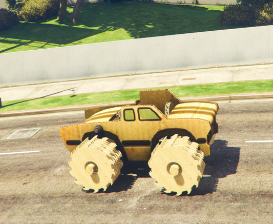 Saw Wheel Monster Truck 1
