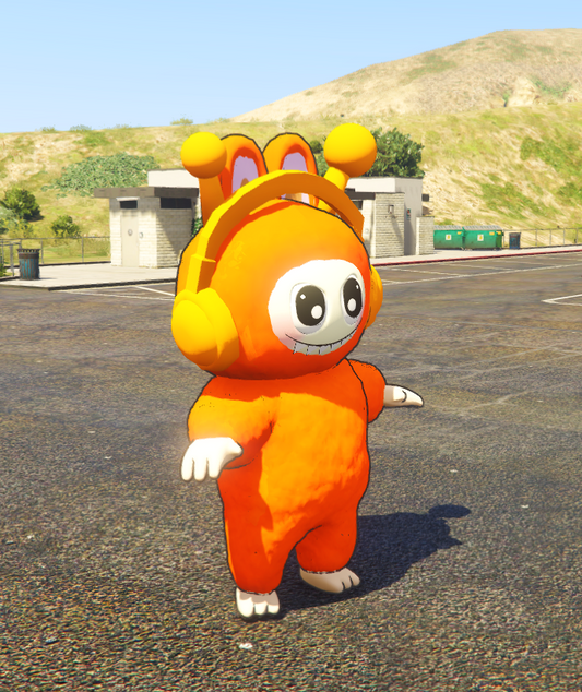 Labubu Sprunki Orange