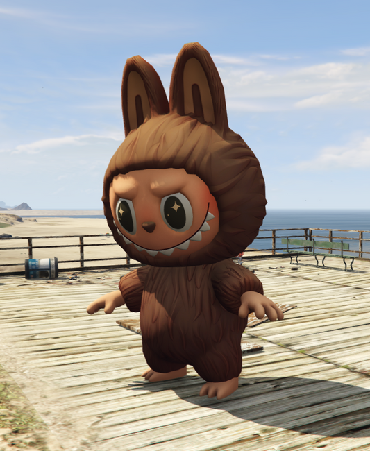 Labubu2 brown