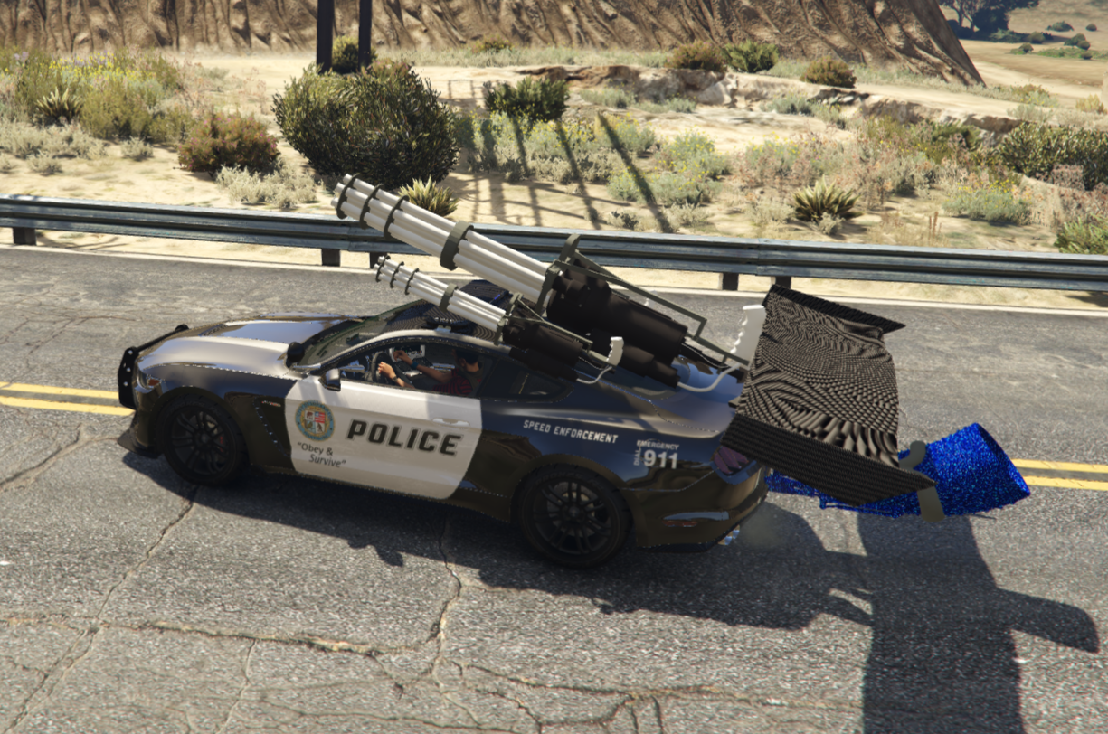 Police Rocket Car (tcrp04)