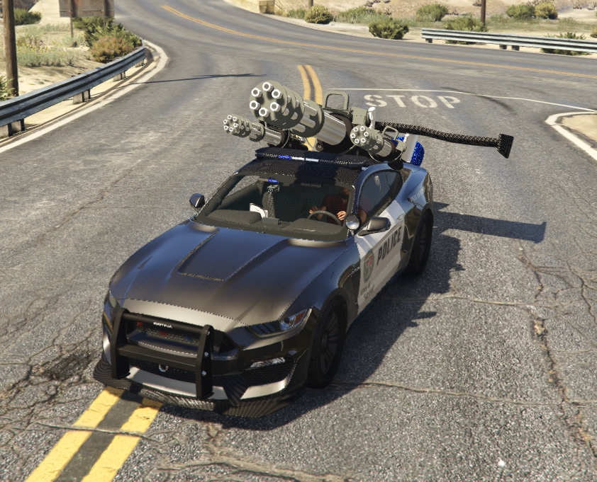 Police Rocket Car (tcrp04)