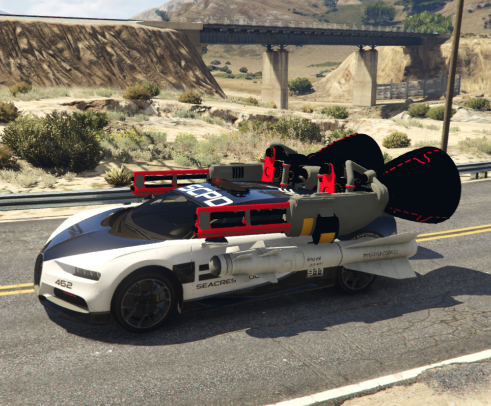 Police Rocket Car (tcrp08)