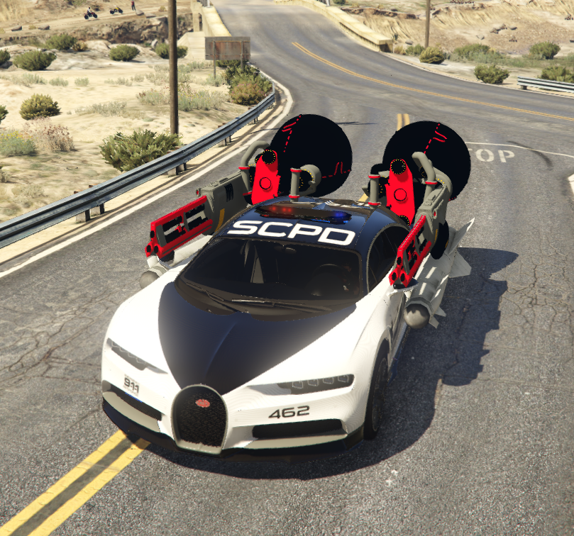 Police Rocket Car (tcrp08)
