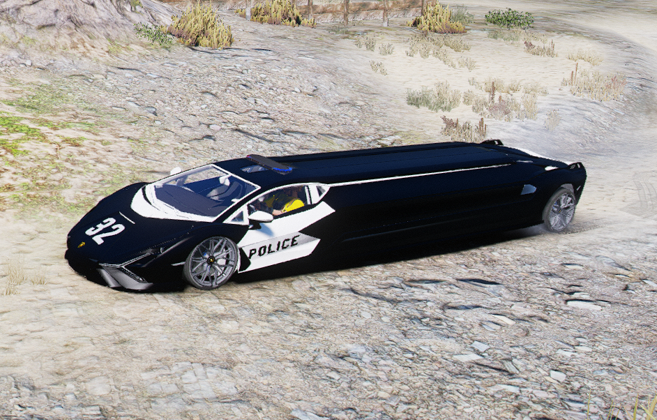 Long Police Car (lpg3)