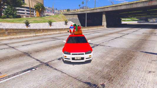 Sonic Merry Christmas Car 1