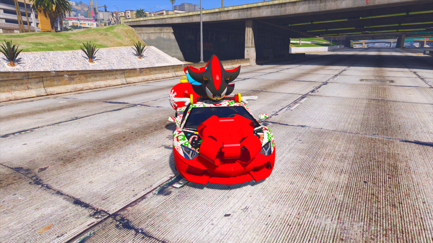 Sonic Merry Christmas Car 4