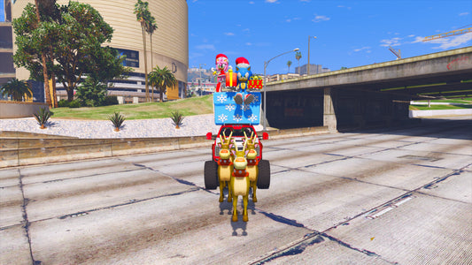 Sonic Merry Christmas Car 6