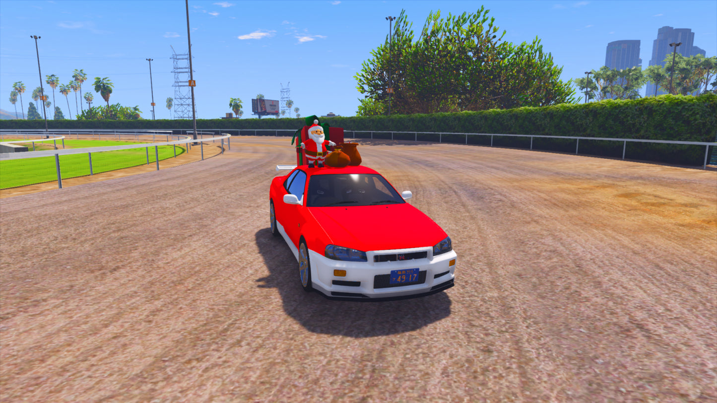 Santa Merry Christmas Car 1