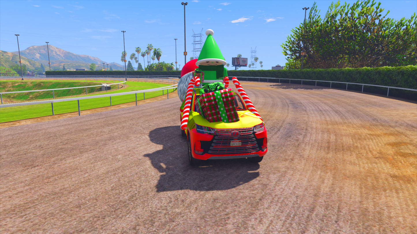 Santa Merry Christmas Car 2