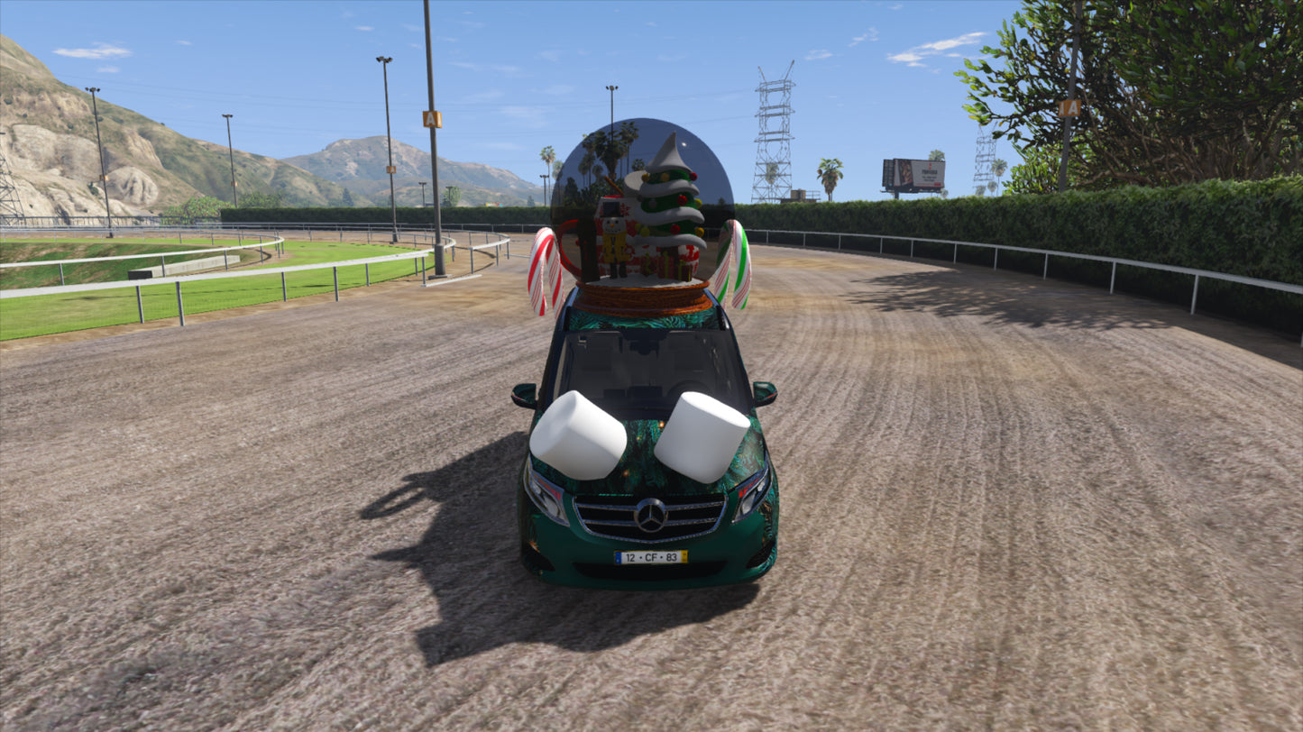 Santa Merry Christmas Car 5