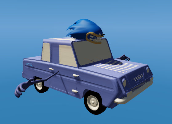 Shin Sonic car 02