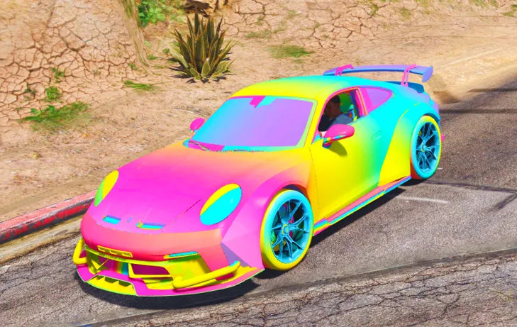 Rainbow Car