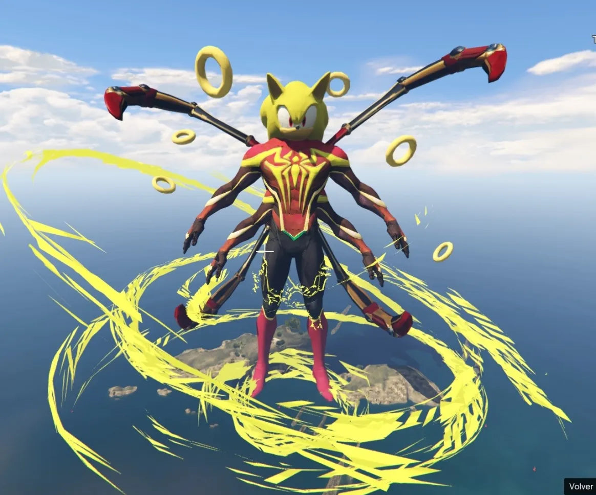 Sonic Spider Statue